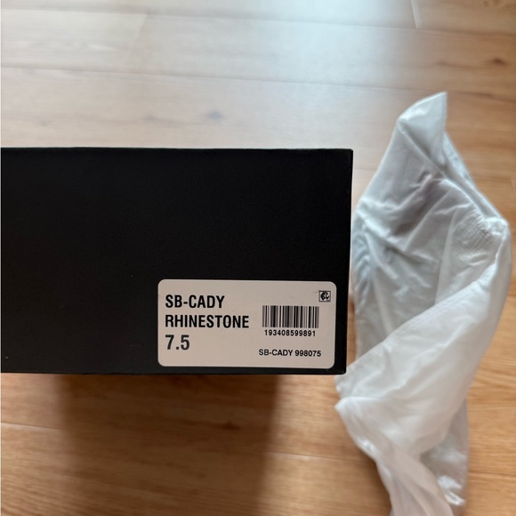 Betsey Johnson Silver Glitter Ankle Booties - Picture 4 of 5